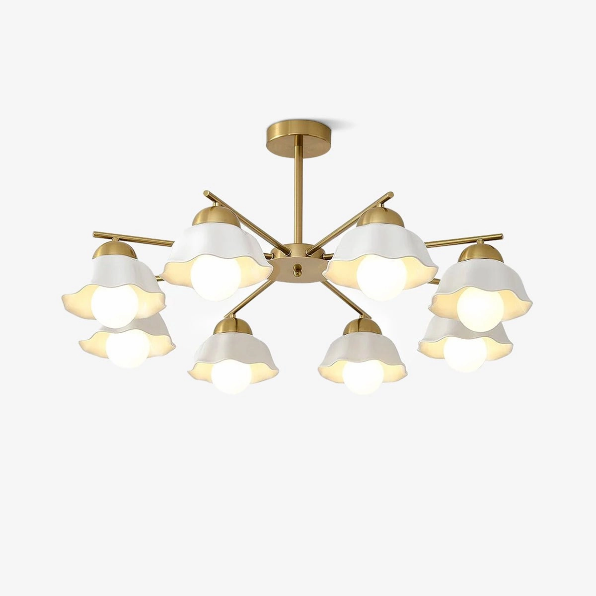 Flower Shade Chandelierrustic chandelier,bedroom chandelier 