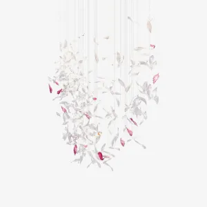 Flying Glass Feather Chandelierrustic chandelier,bedroom chandelier 