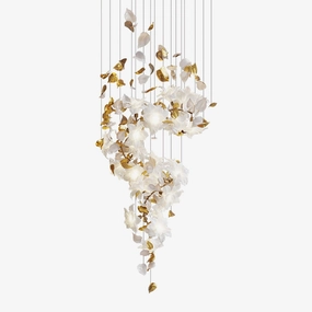 Flying Flowers Fluttering Chandelierrustic chandelier,bedroom chandelier 
