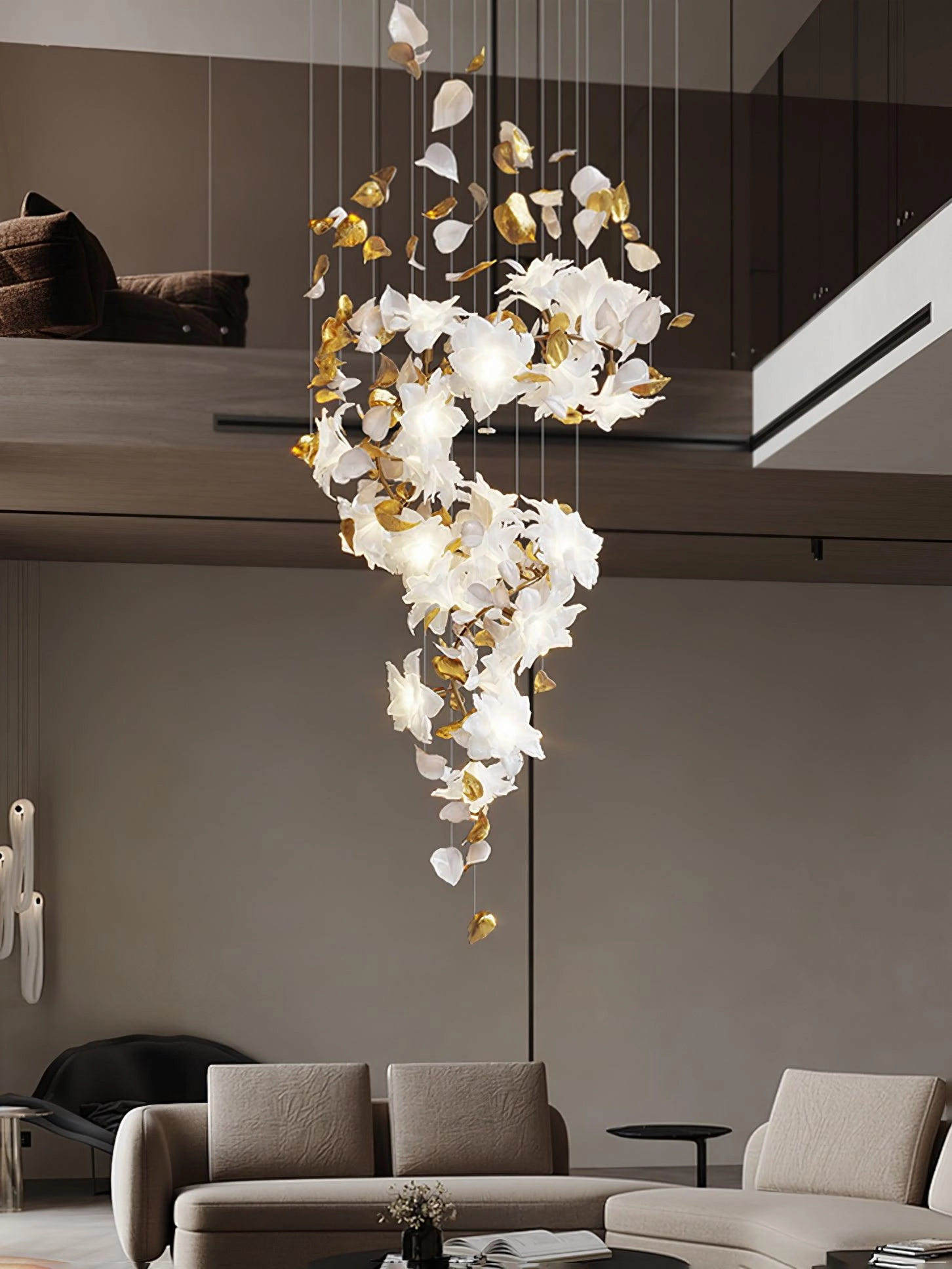 Flying Flowers Fluttering Chandelier