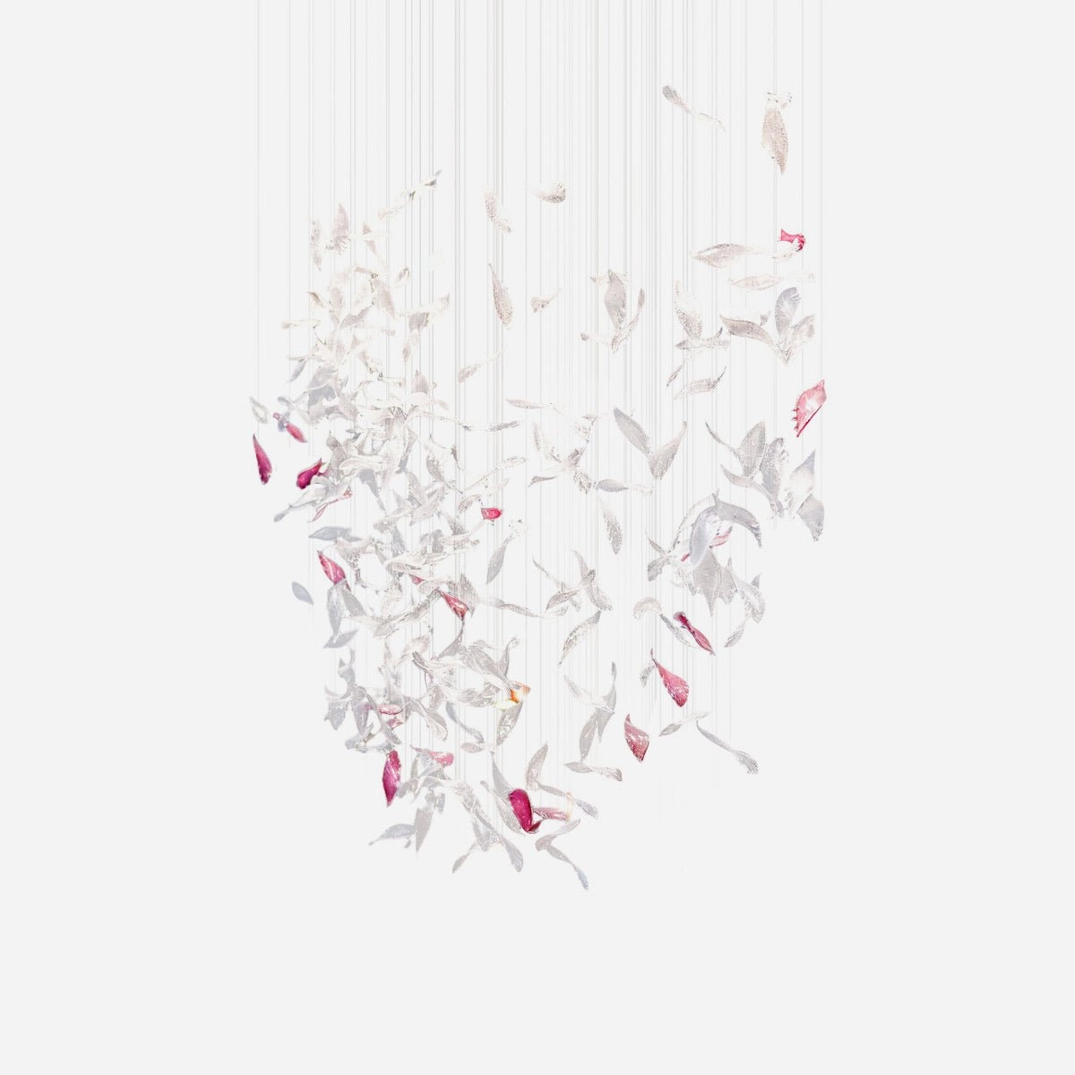 Flying Glass Feather Chandelierrustic chandelier,bedroom chandelier 
