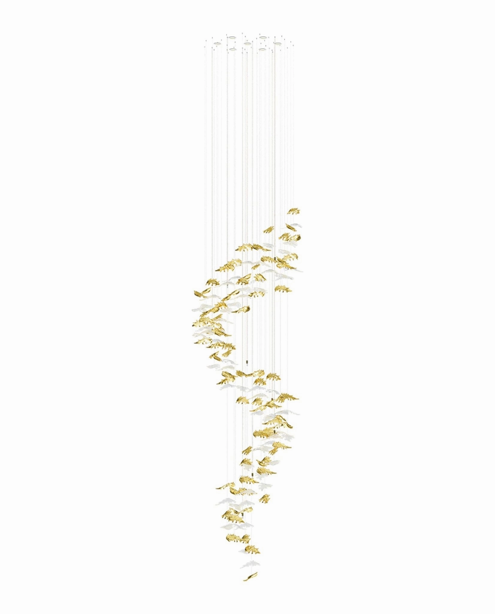 Flying Leaves Chandelier