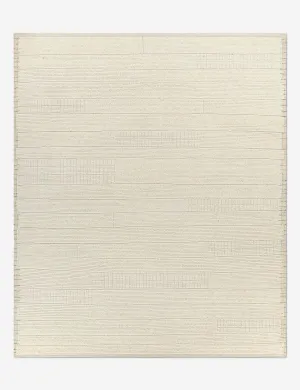 Fogel Hand-Knotted Wool Morrocan Style Rugmodern color block patchwork rug