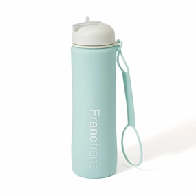 Foldable Silicone Bottle Blueglass cups ,personalized mugs 