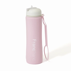 Foldable Silicone Bottle Pinkglass cups ,personalized mugs 