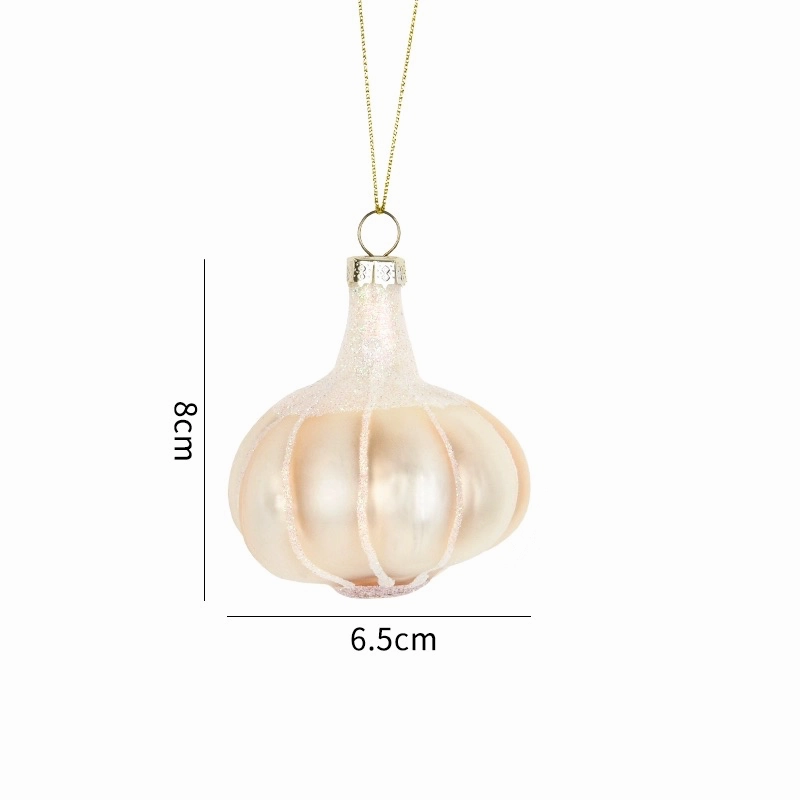 Food & Vegetable Christmas Glass Baubles