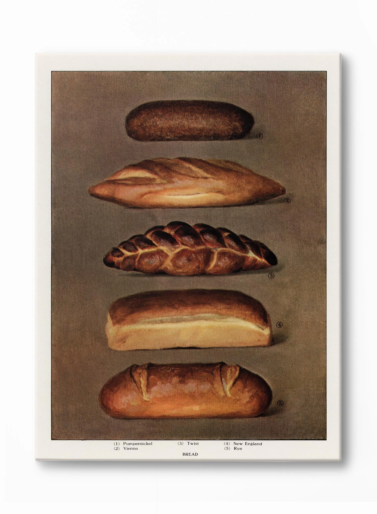 For the Love of Bread, Canvasindoor decorative canvas print