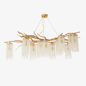 Forest Dawn Brass Chandelierrustic chandelier,bedroom chandelier 