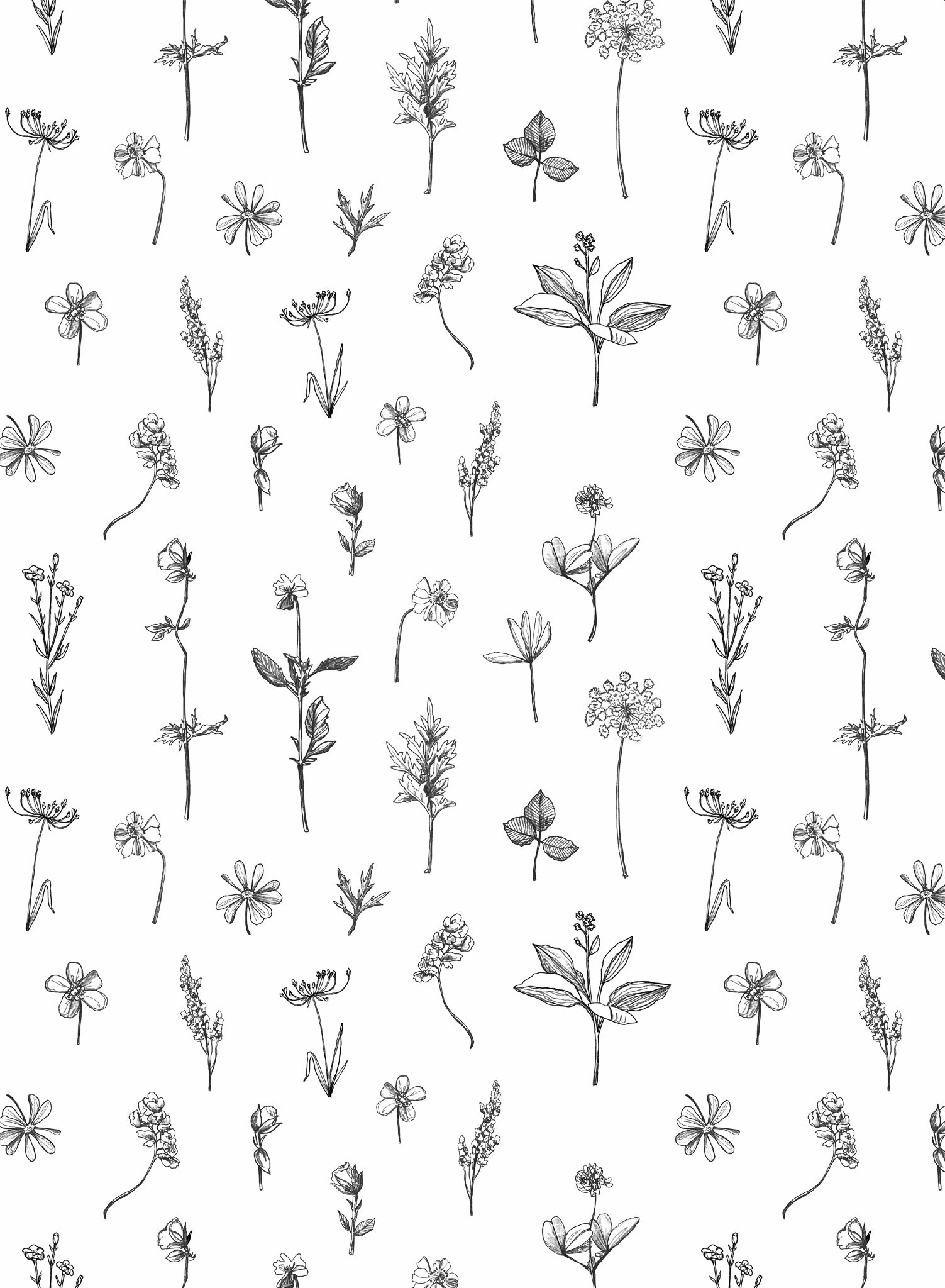 Forever Flowers, Wallpapernordic minimalist wallpaper