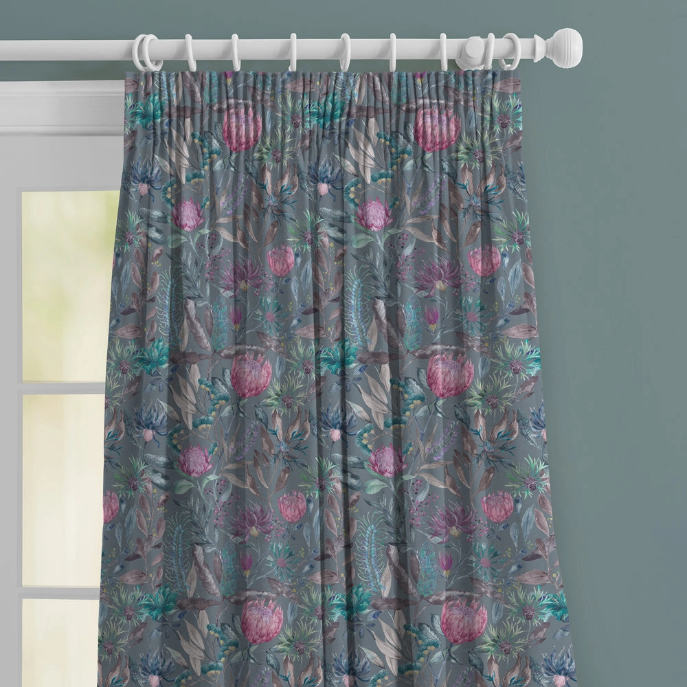 Fortazela Printed Made to Measure Curtains Storm