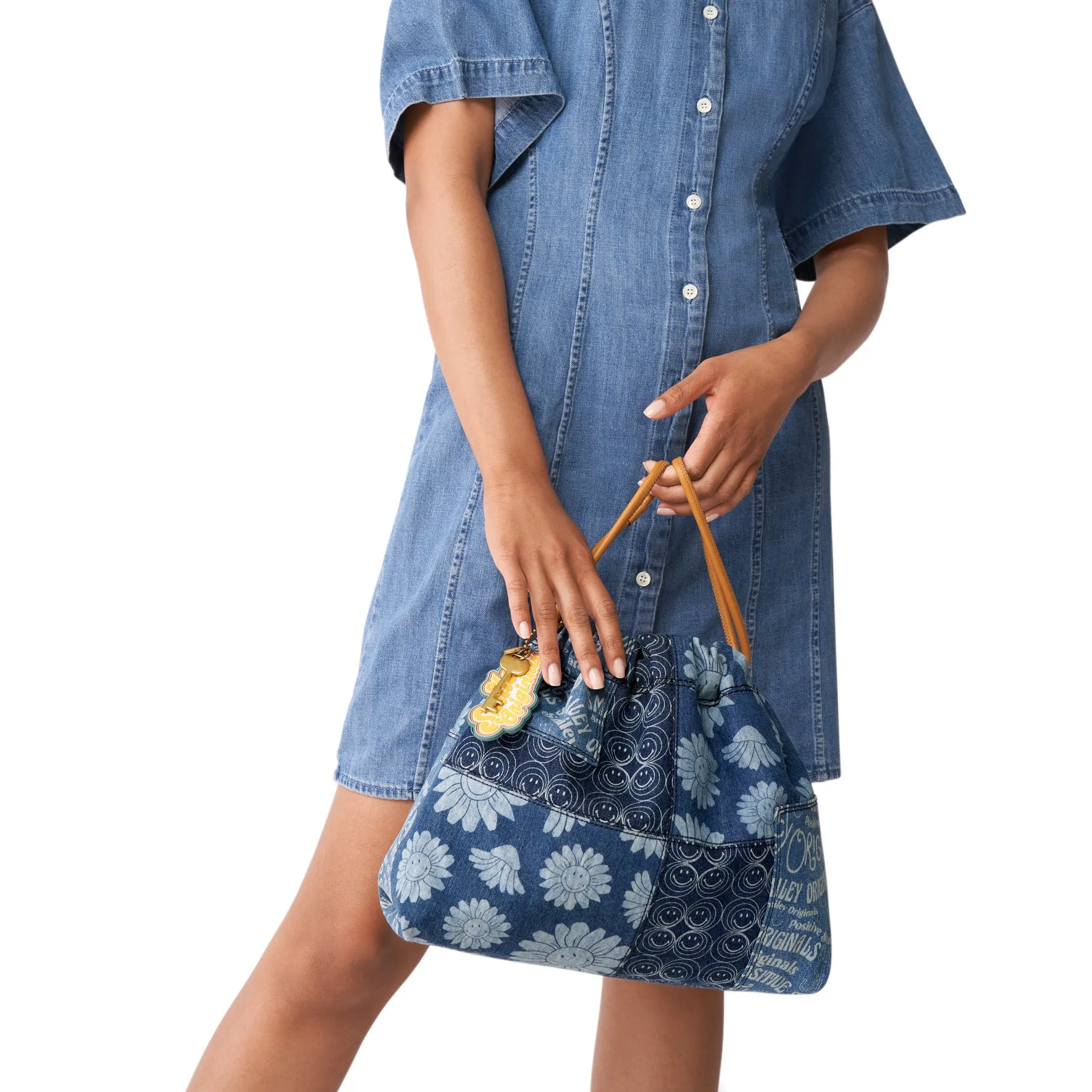 Fossil x Smiley® Drawstring Shoulder Bag