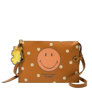 Fossil x Smiley® Vegan Cactus Crossbody