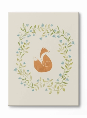 Fox Friend, Canvasindoor decorative canvas print