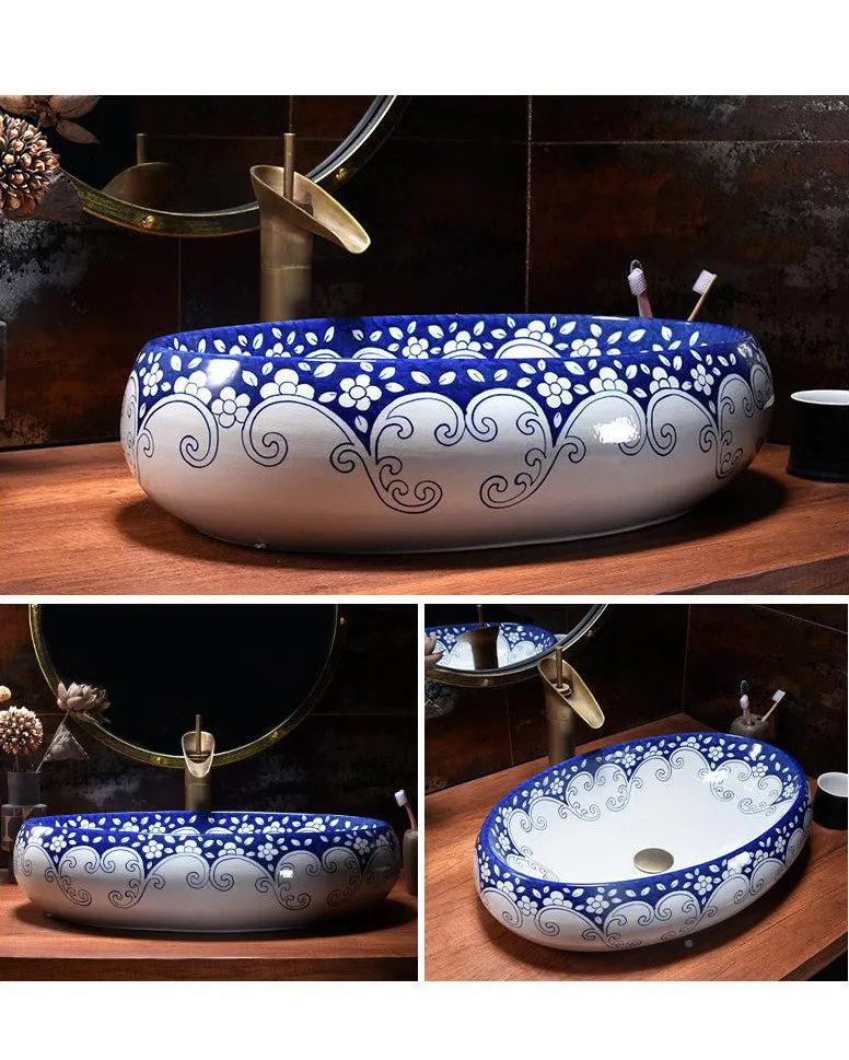Fragrant Porcelain Counter Top Basin