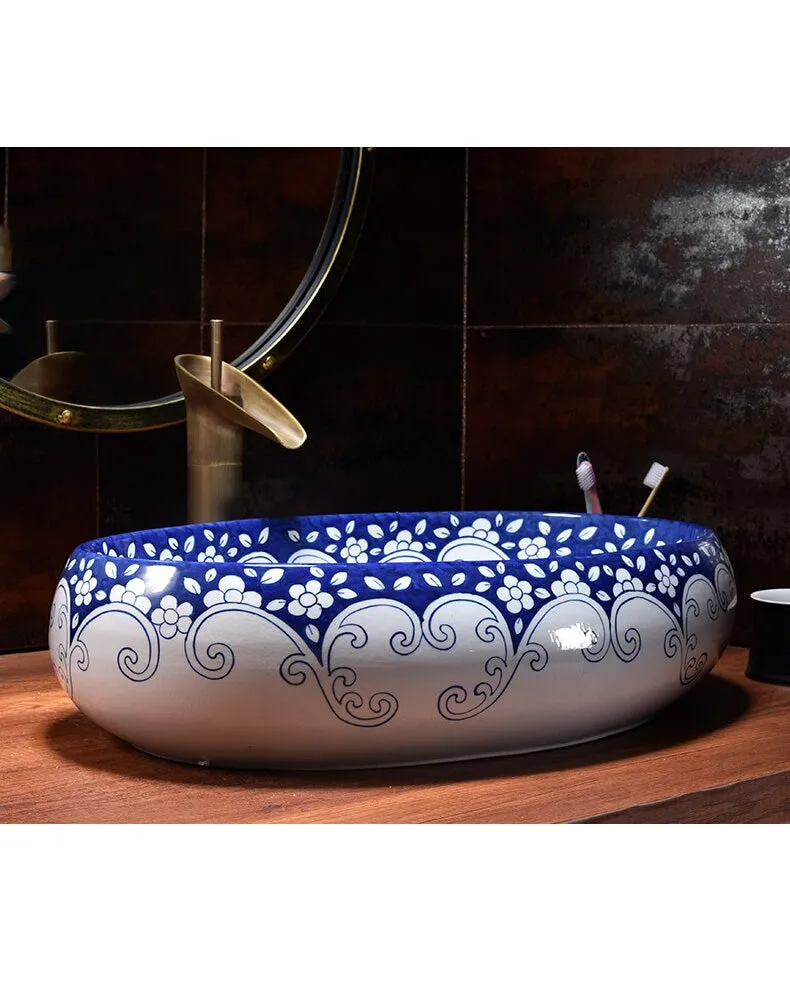 Fragrant Porcelain Counter Top Basin