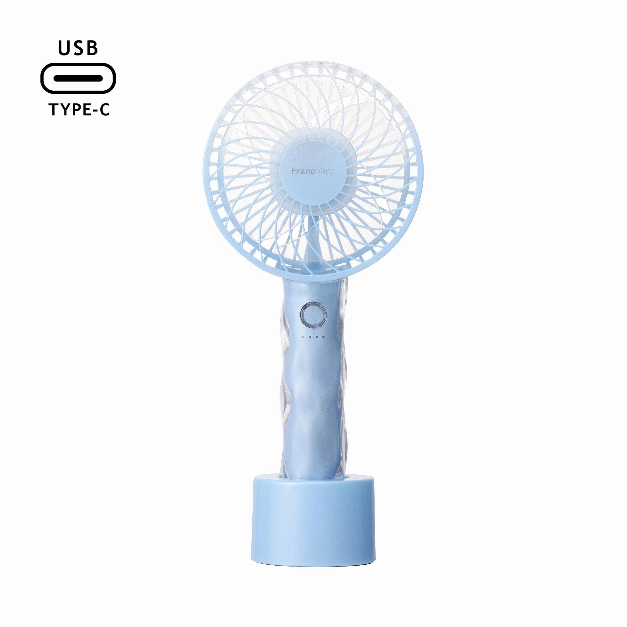 FRAIS Handy Fan Wave Blue