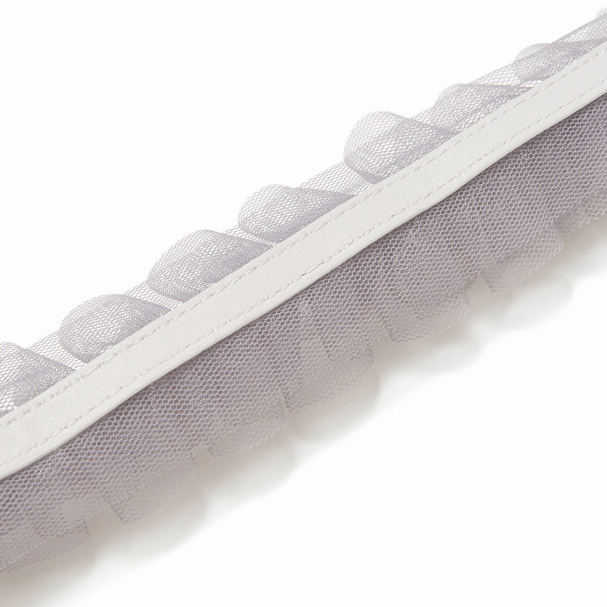 FRAIS Neck Strap Tulle Grey