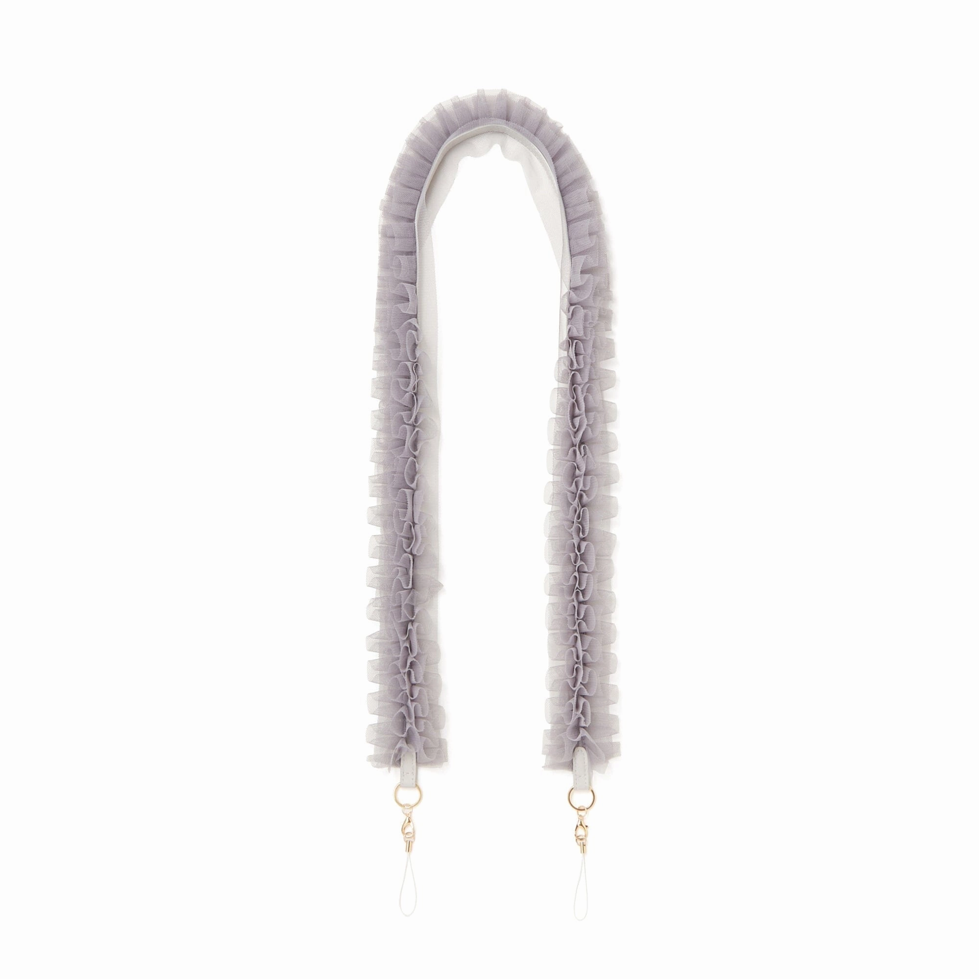 FRAIS Neck Strap Tulle Grey