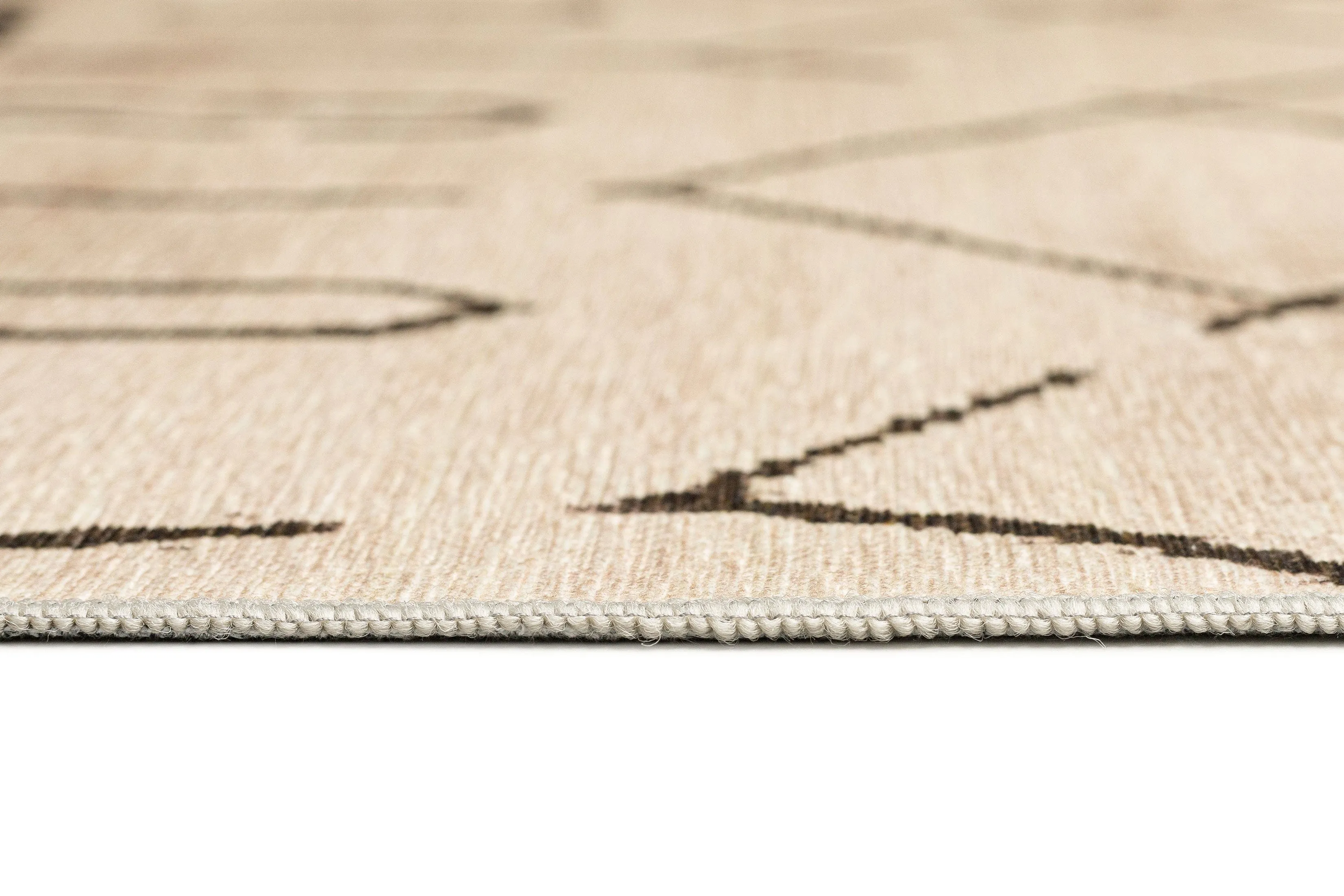 Fralyn Brown Beige Indoor Outdoor Washable Rug *NO RETURNS UNLESS FAULTY