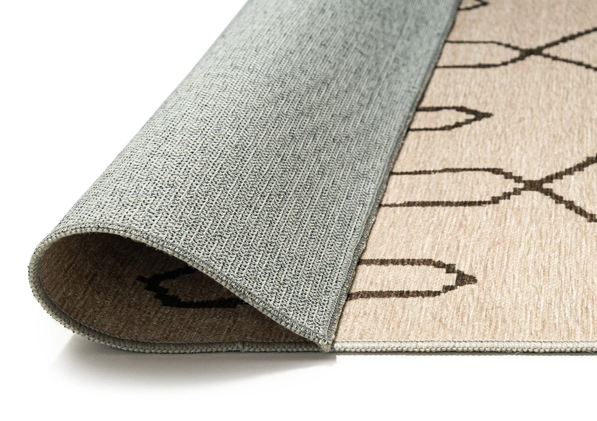 Fralyn Brown Beige Indoor Outdoor Washable Rug *NO RETURNS UNLESS FAULTY