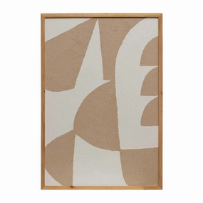 Framed Handmade Paper Wall Decornordic style desktop ornaments