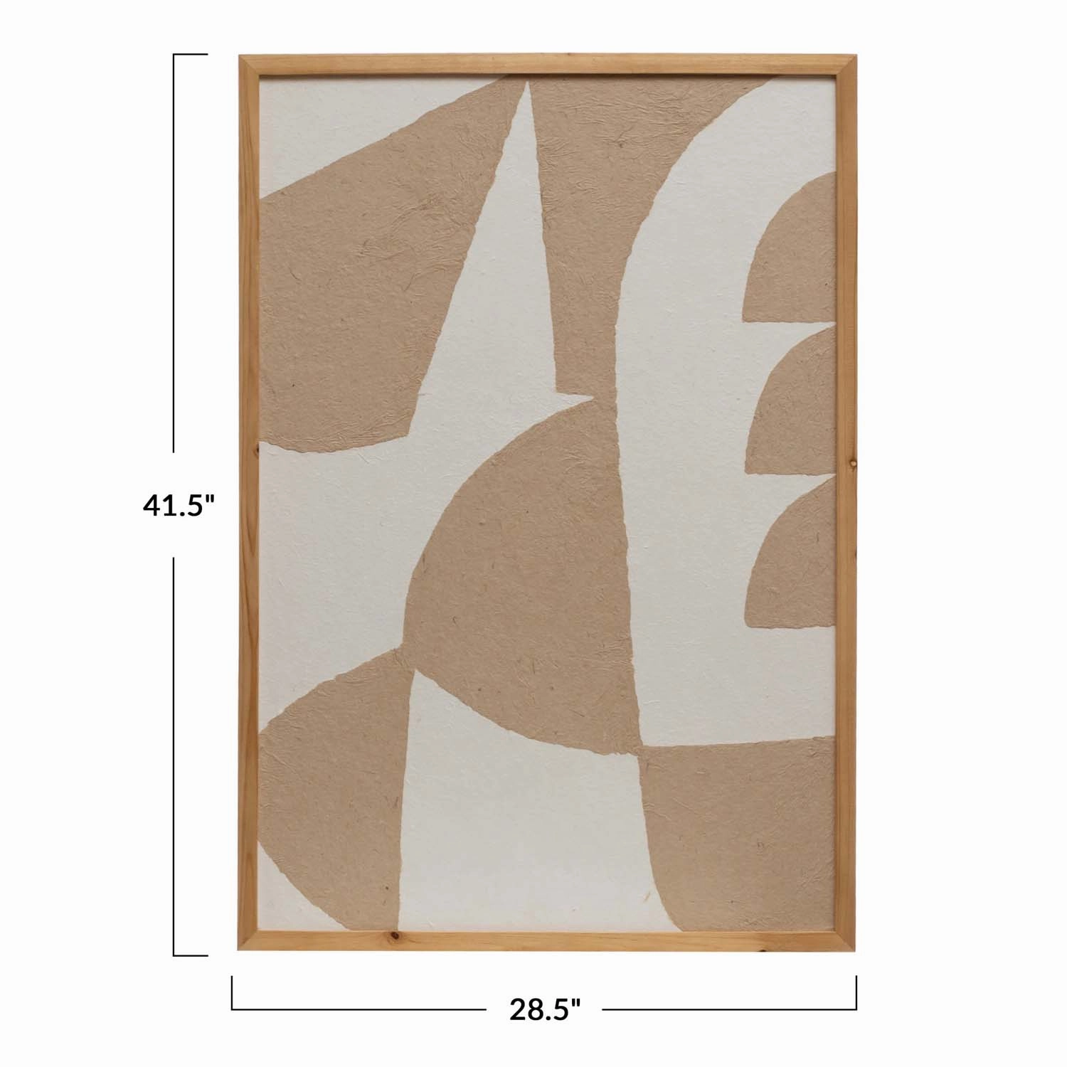 Framed Handmade Paper Wall Decor