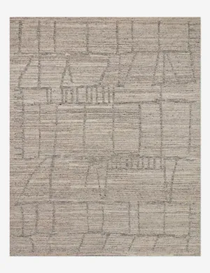 Franca Hand-Knotted Wool Rugmodern color block patchwork rug
