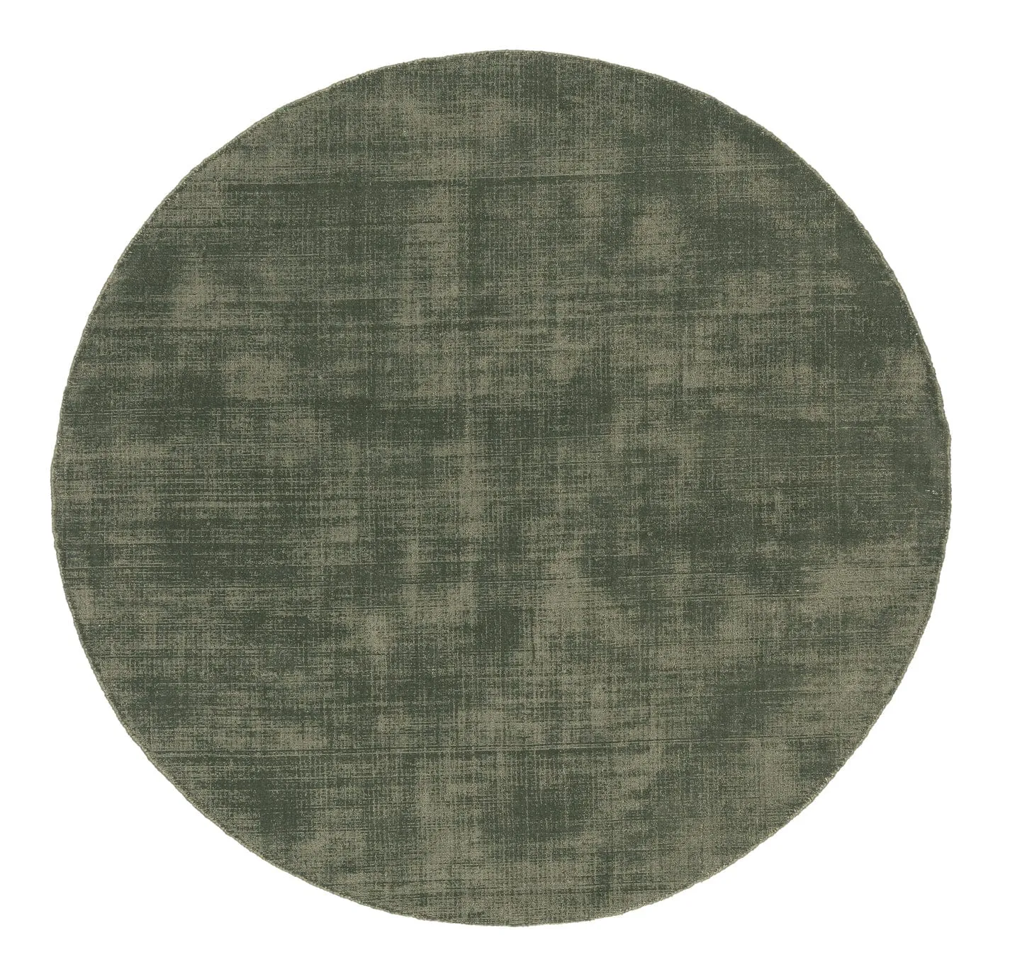 Franz Green Handwoven PET Round Rugmodern color block patchwork rug