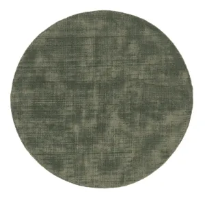 Franz Green Handwoven PET Round Rugmodern color block patchwork rug