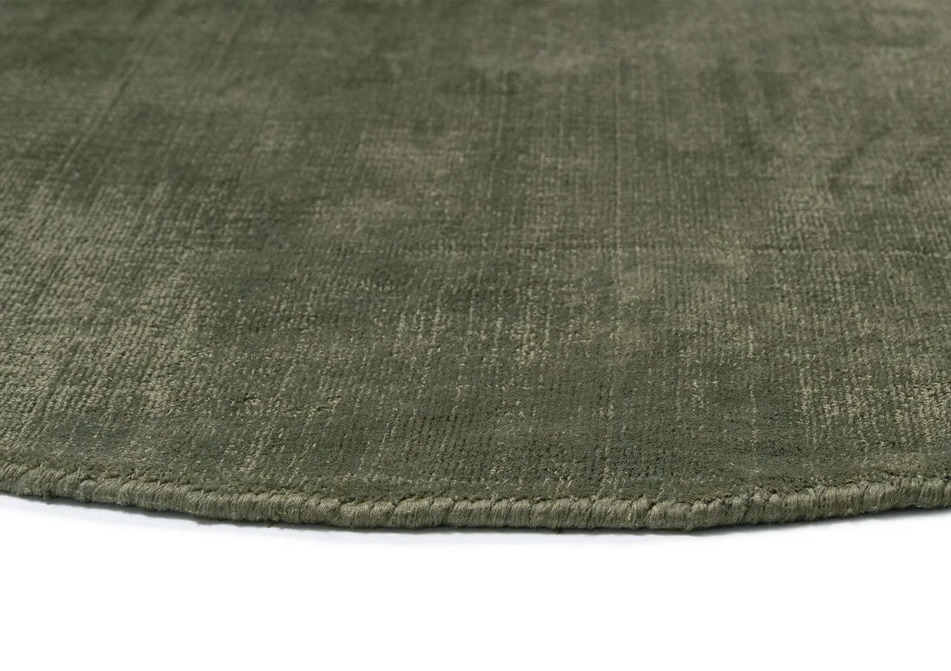 Franz Green Handwoven PET Round Rug