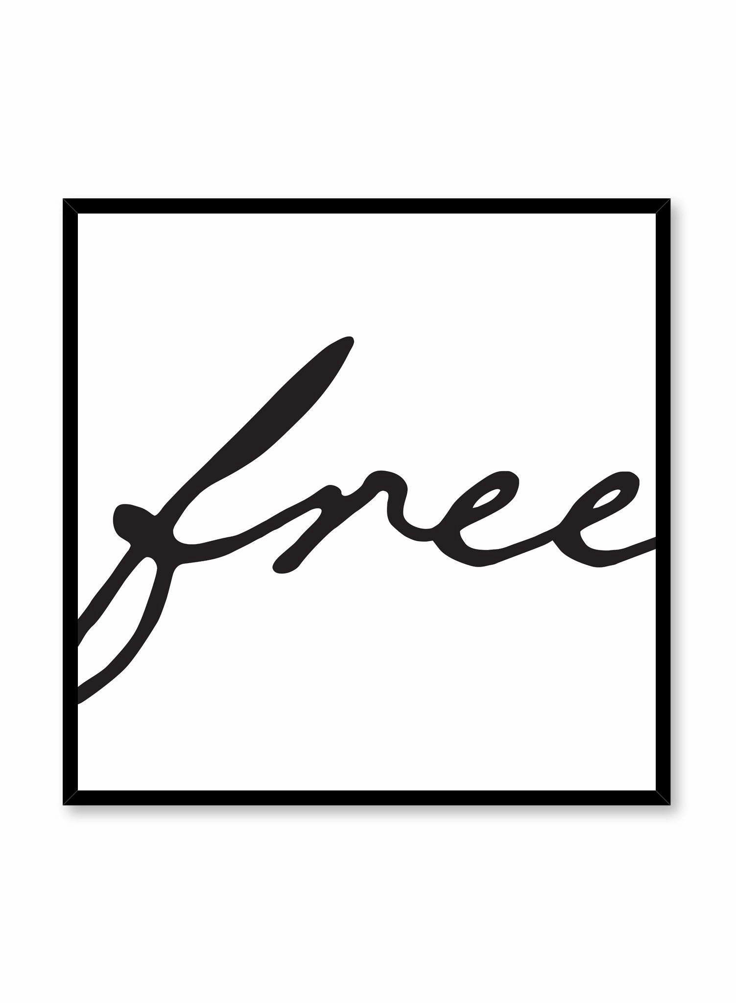 Free, Poster