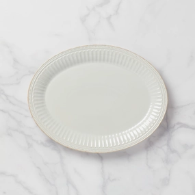 French Perle Groove White Plattermodern kitchen decor ,kitchen dinner set ,dinnerware 