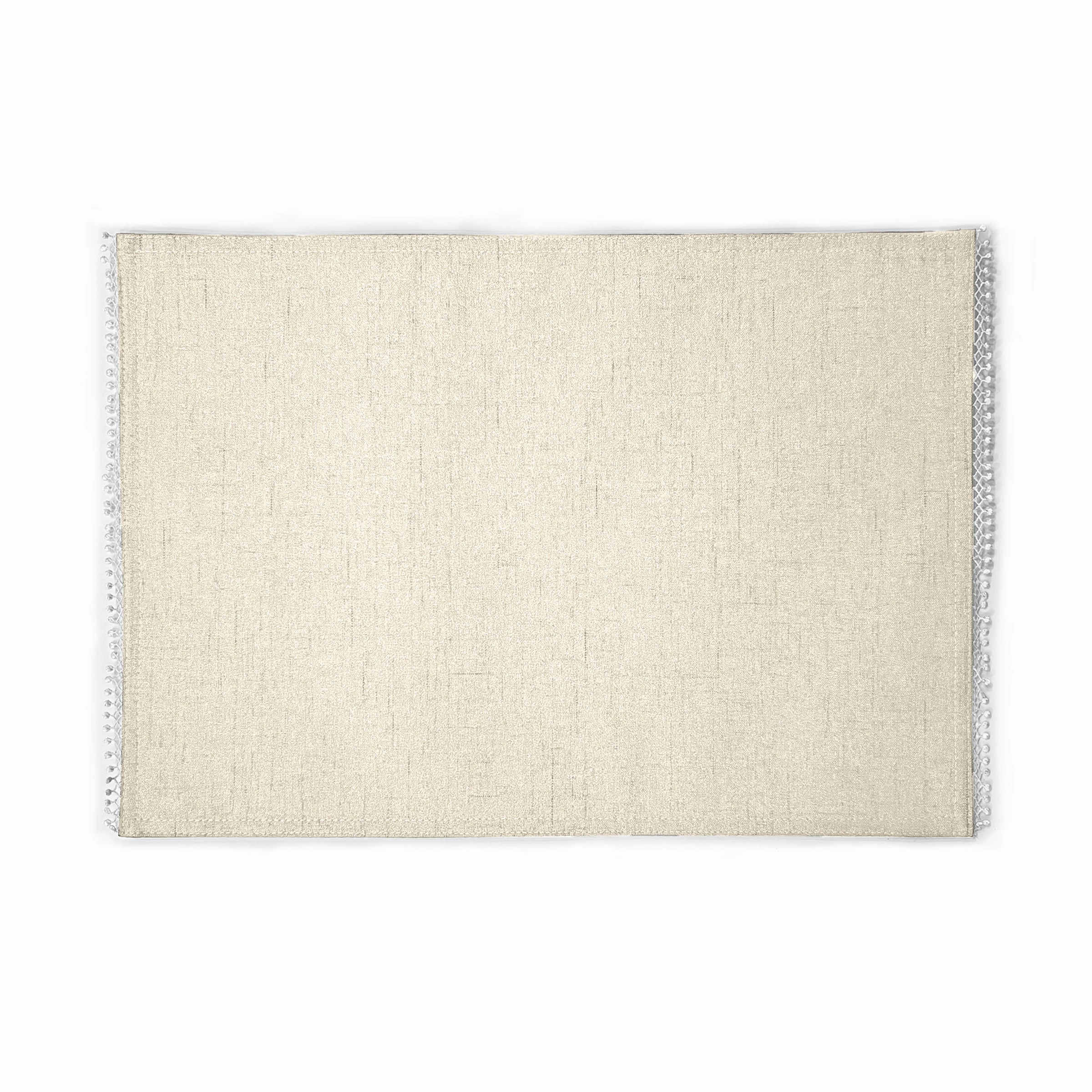 French Perle Natural 13X18 Placemats - Set Of 4