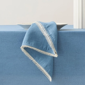 French Perle Periwinkle 19X19 Napkins - Set Of 4modern kitchen decor ,kitchen dinner set ,dinnerware 