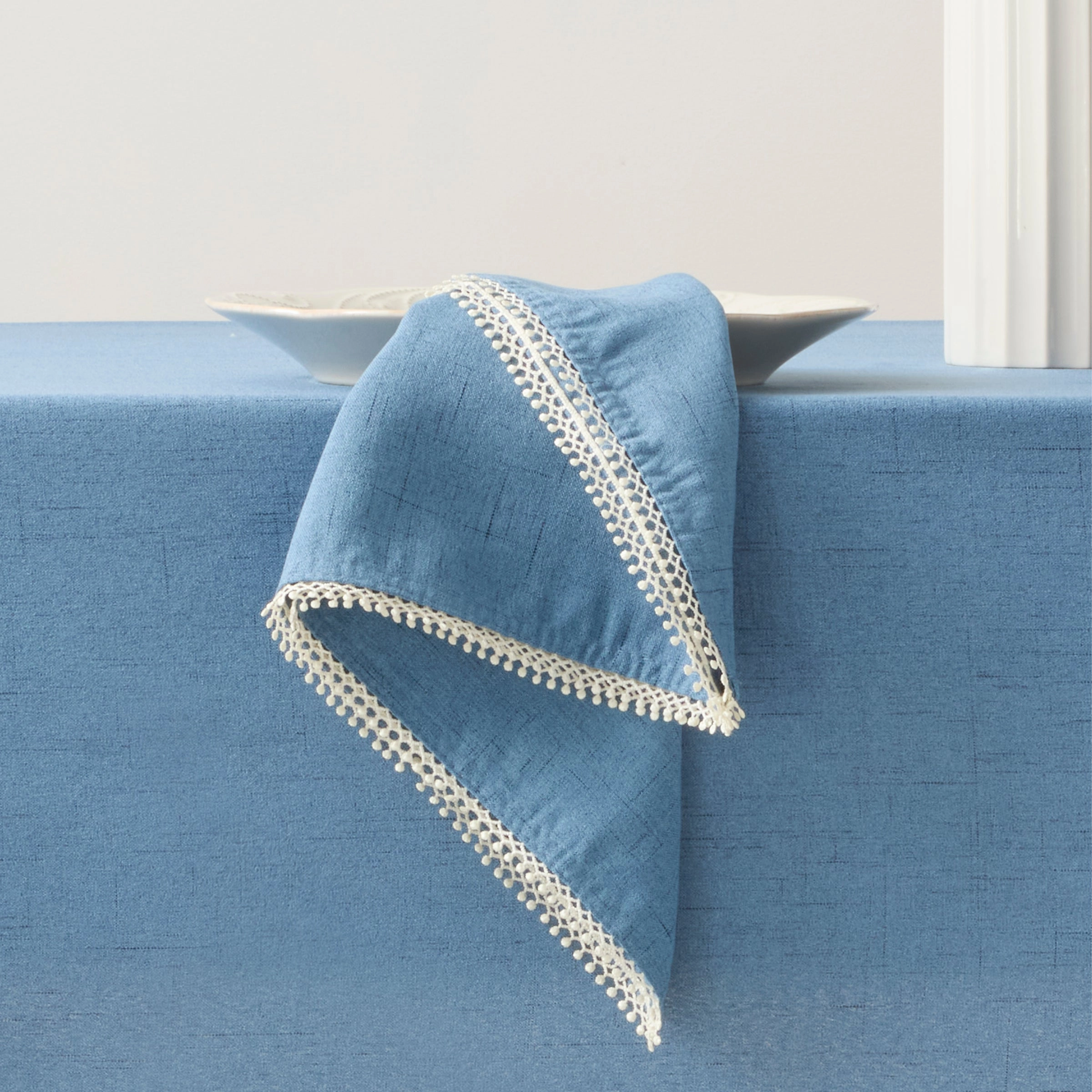 French Perle Periwinkle 19X19 Napkins - Set Of 4modern kitchen decor ,kitchen dinner set ,dinnerware 