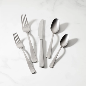 French Perle Scallop Vintage 65 Piece Flatware Seteco-friendly bamboo fiber tableware set 