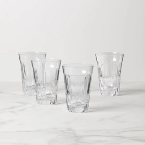 French Perle Short Glasses - Set Of 4glass cups ,personalized mugs 