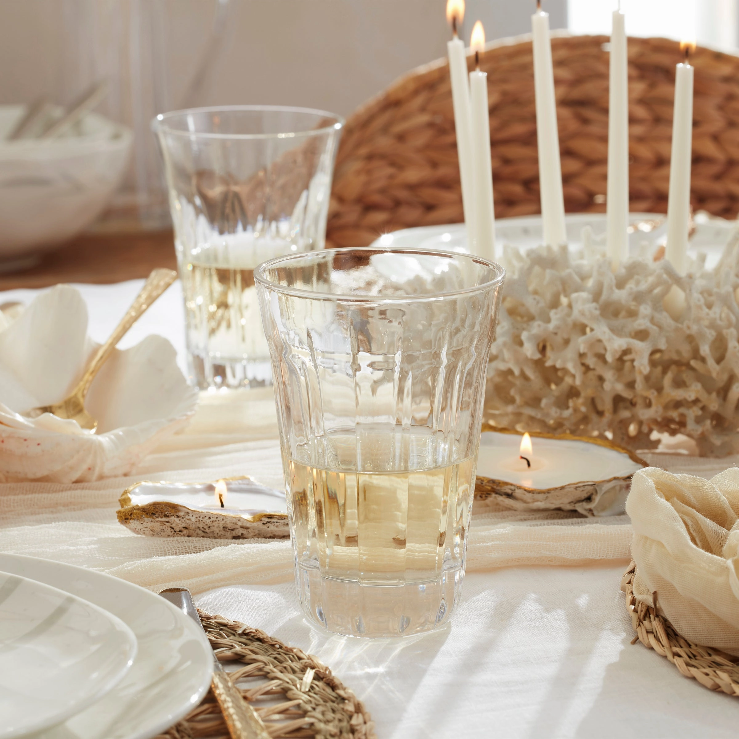 French Perle Short Glasses - Set Of 4