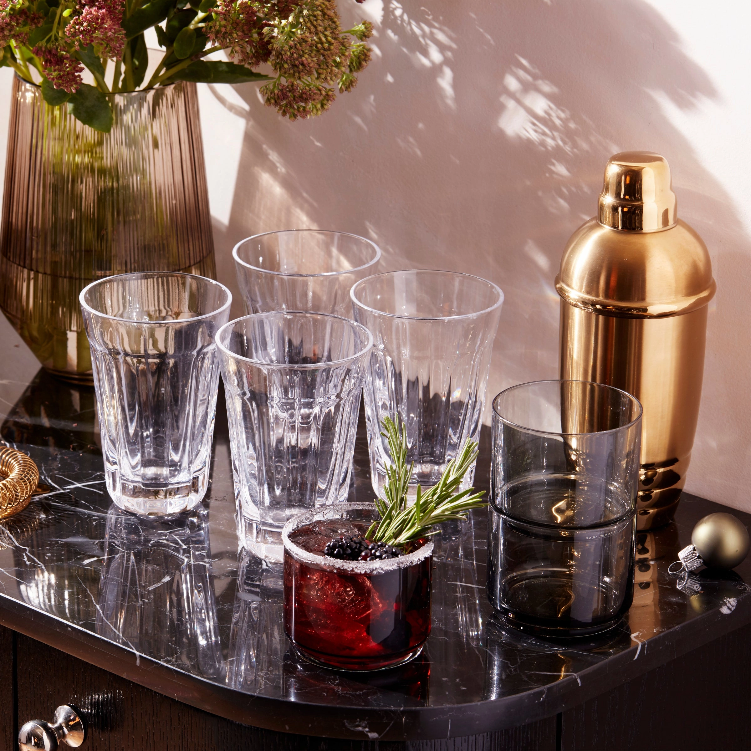 French Perle Short Glasses - Set Of 4