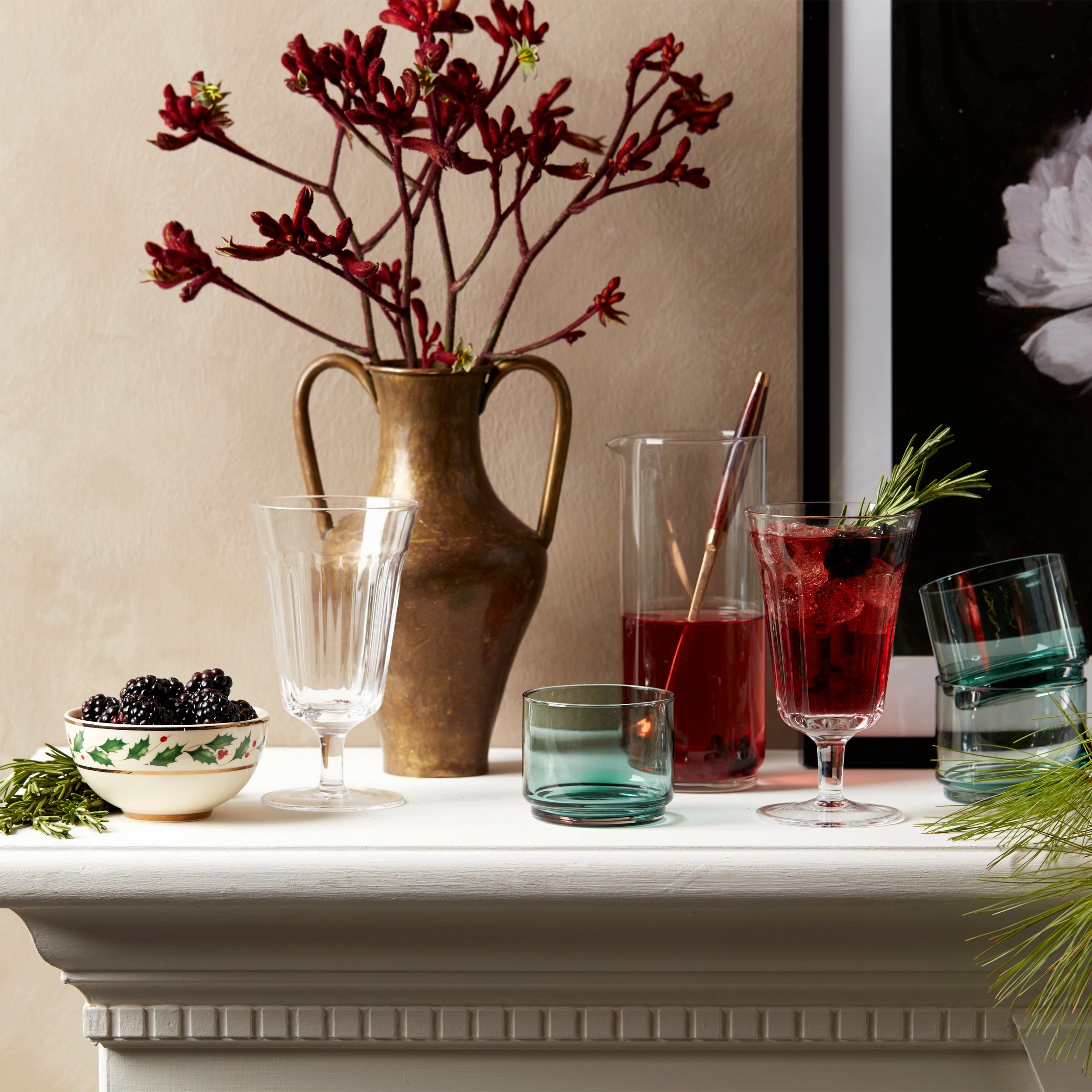 French Perle Tall Stem Glasses - Set Of 4