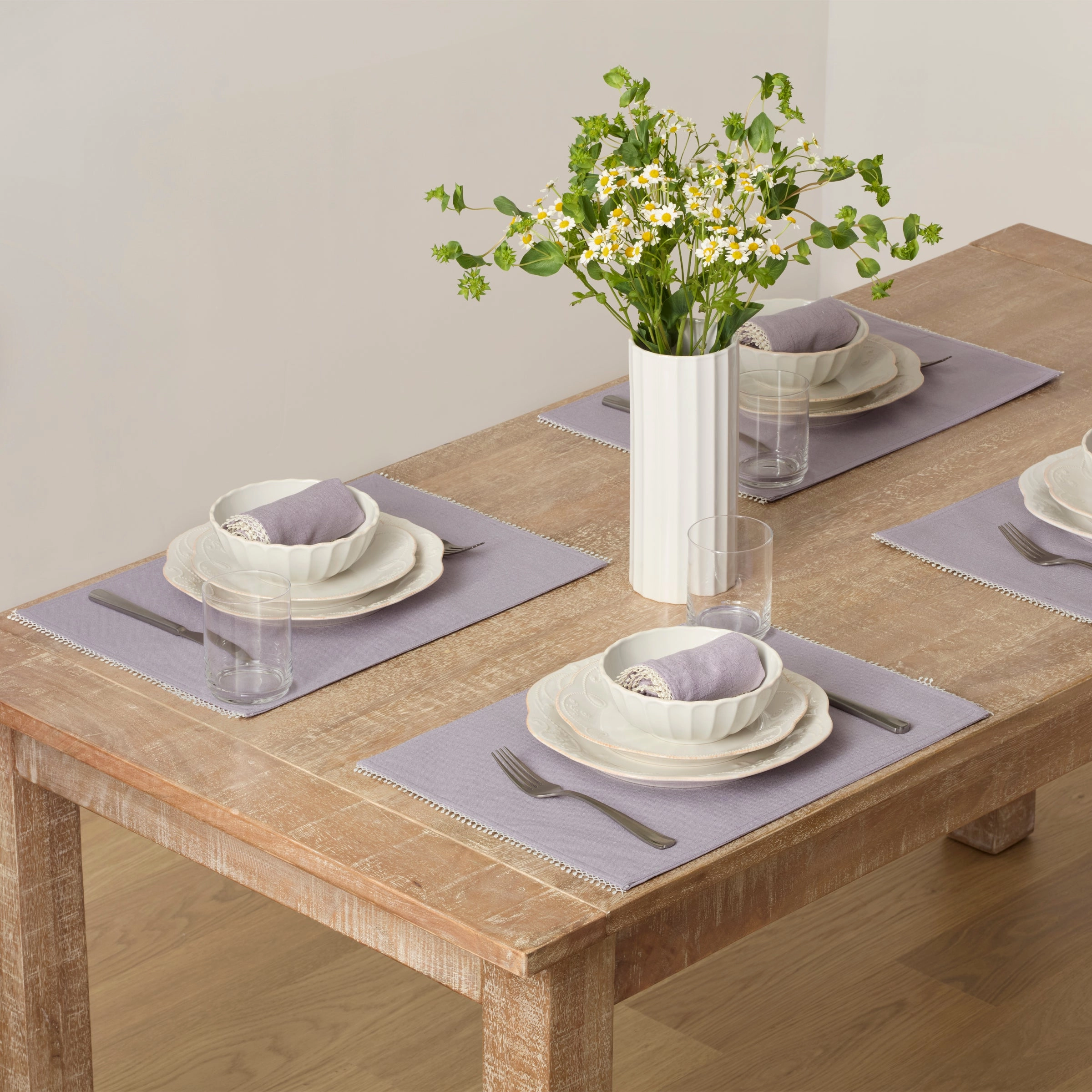 French Perle Violet Placematmodern kitchen decor ,kitchen dinner set ,dinnerware 