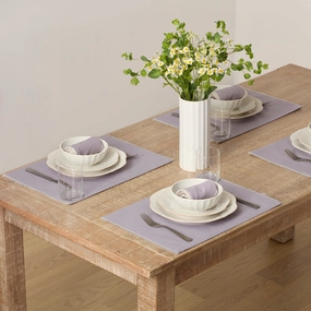 French Perle Violet Placematmodern kitchen decor ,kitchen dinner set ,dinnerware 