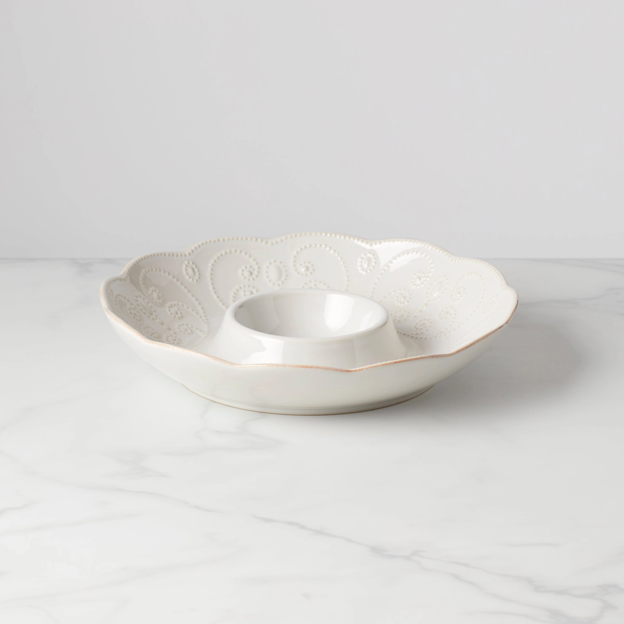 French Perle White Chip & Dip Trayafternoon tea dessert tray