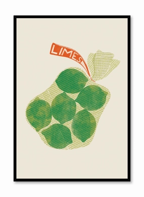 Fresh Limes Overprint, Posterpop culture themed posters