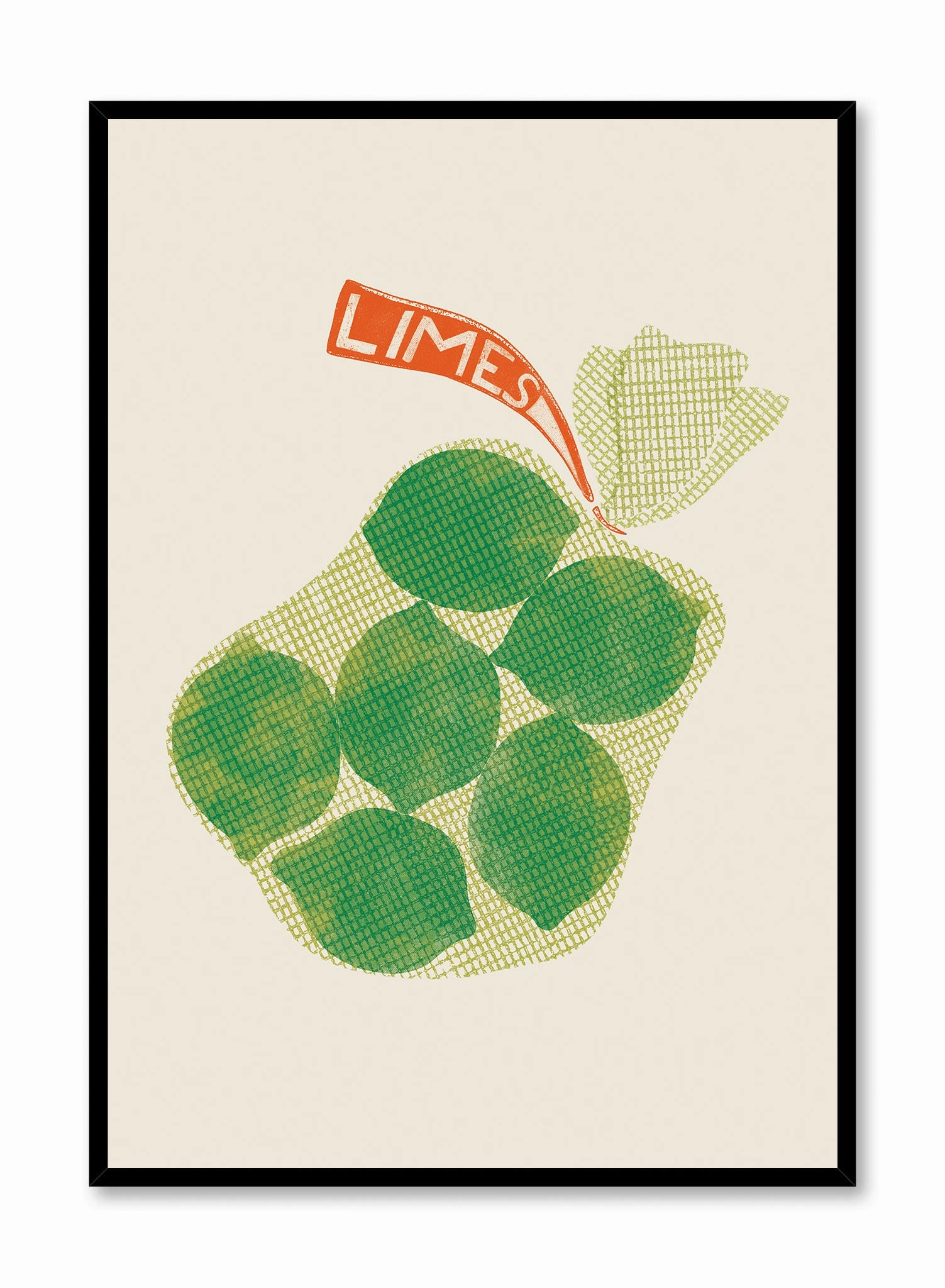 Fresh Limes Overprint, Posterpop culture themed posters