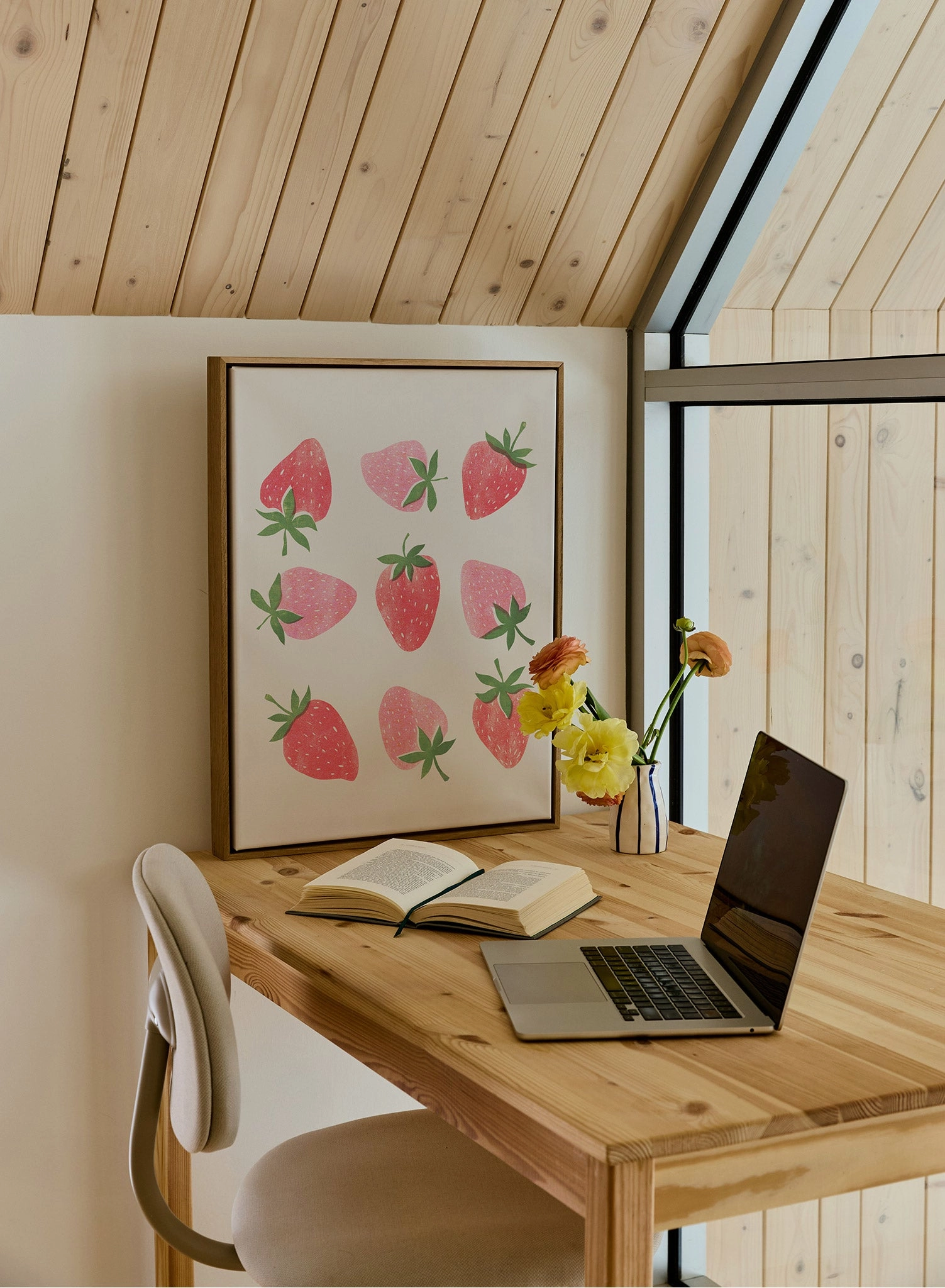 Fresh Strawberries, Canvas