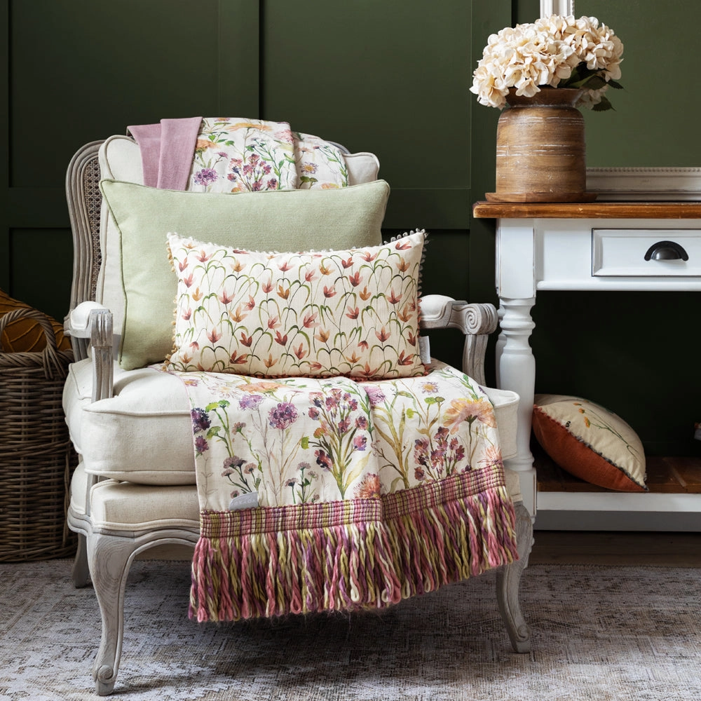 Fresia Printed Cushion Linen