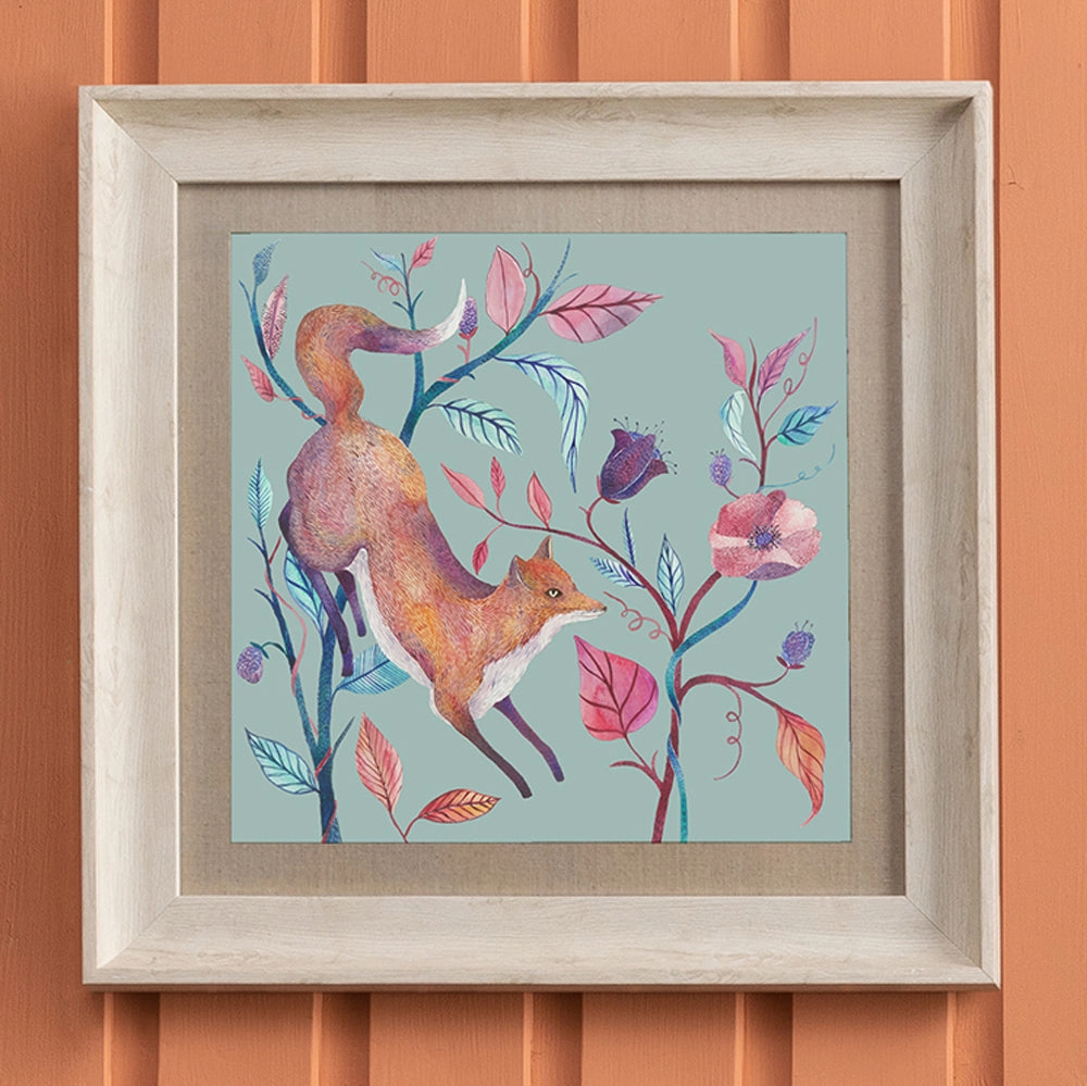 Frieda Fox Framed Print Birch/Robins Egghome decor ,wall decor 