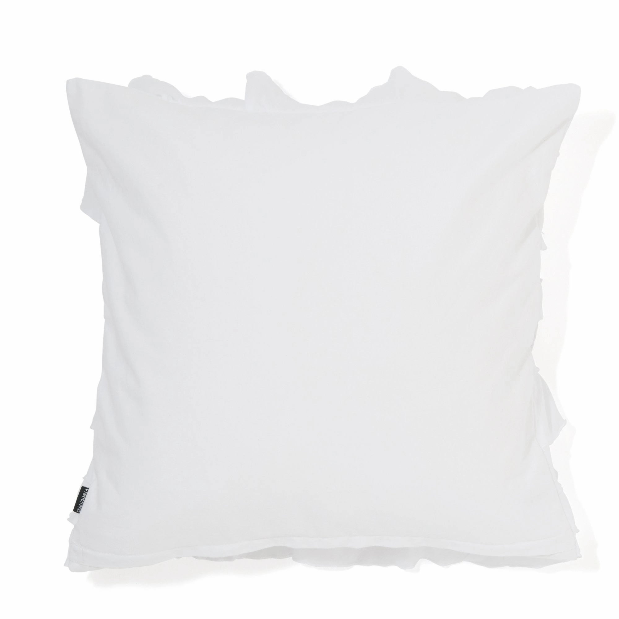 FRILL A CUSHION COVER 45 White