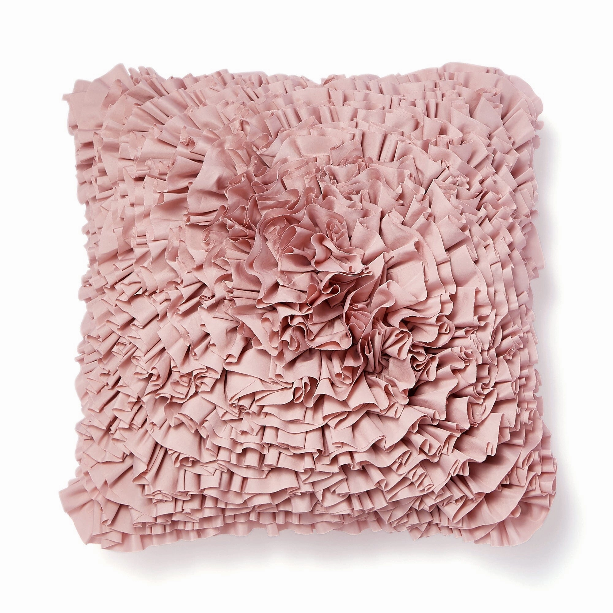Frill Applique Cushion Cover 450 X 450 Pinkbedding sets ,throw blankets 